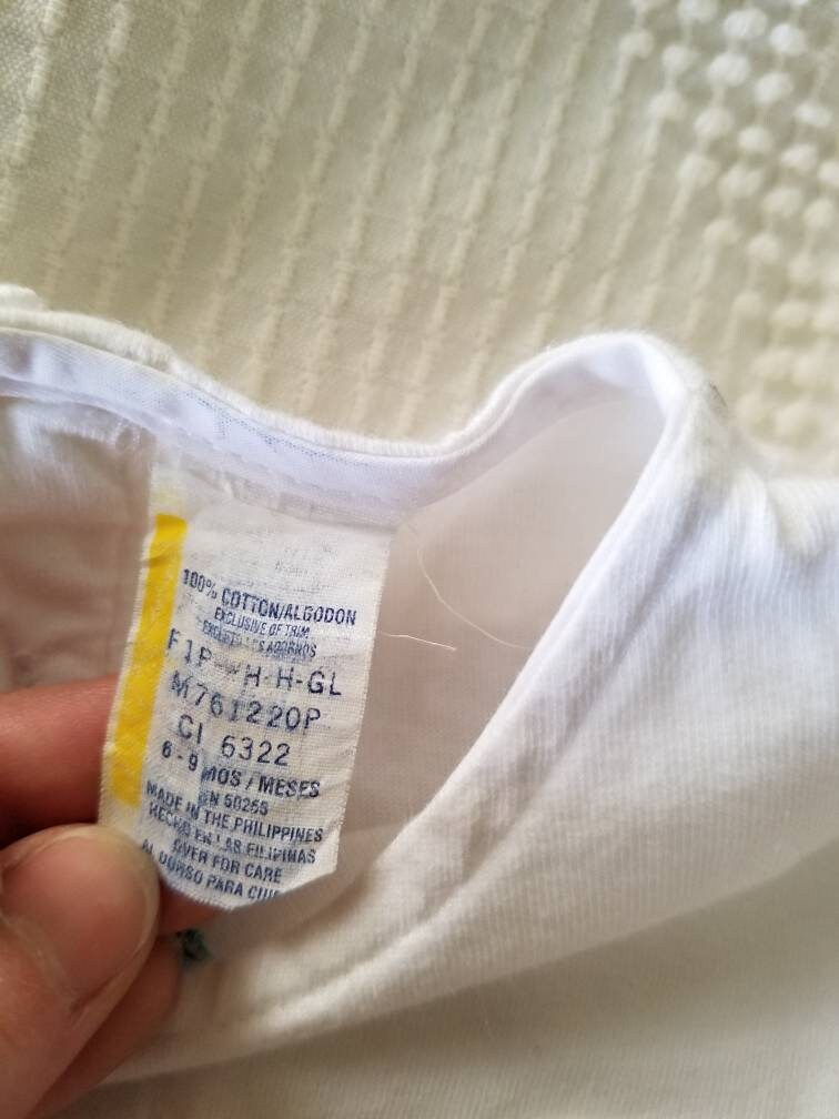 SALE Vintage Infant Summer Set / 6-9 months / Swing Crop Top / Bloomer Set / Ruffle Top / Cotton Set / Short Sleeves / Ocean / Beach / Sailboat