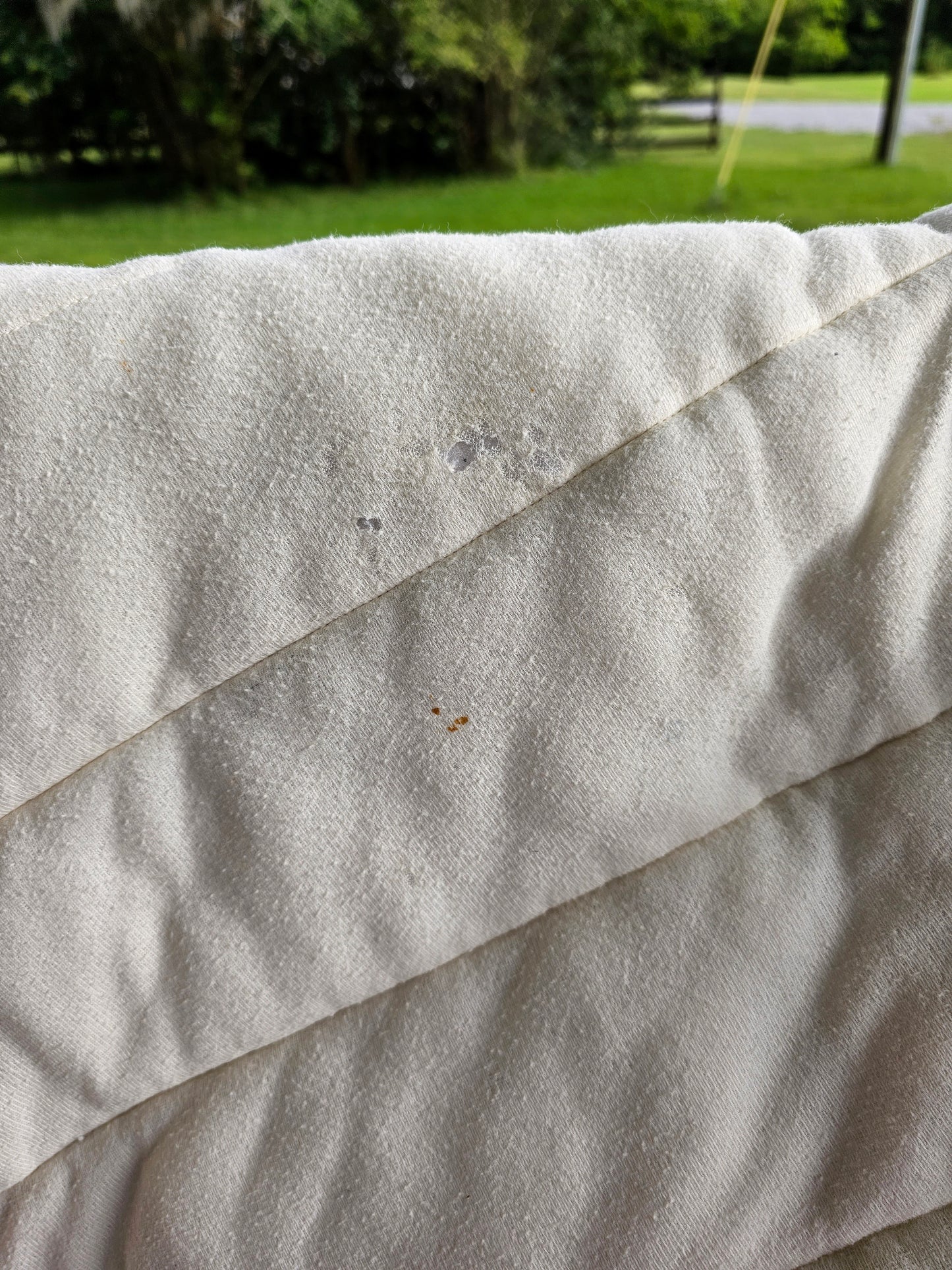 Vintage sleeping bag Snug Sack one size adult 70s patchwork quilted thick floral paisley wearable blanket zipper snaps camping red navy primary colors retro