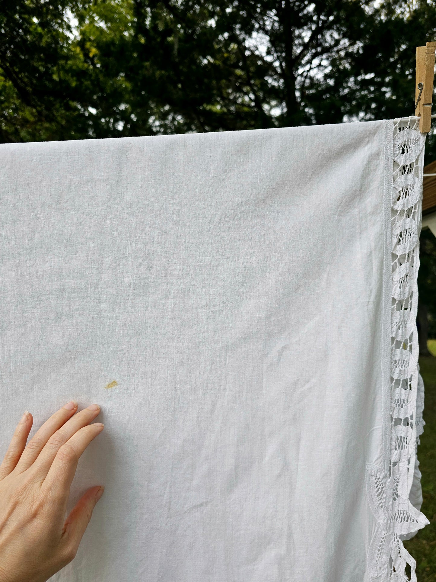 Vintage curtains white lace Battenberg Battenburg set of 2 tie backs long panels rod pocket cotton granny shabby Victorian country farmhouse