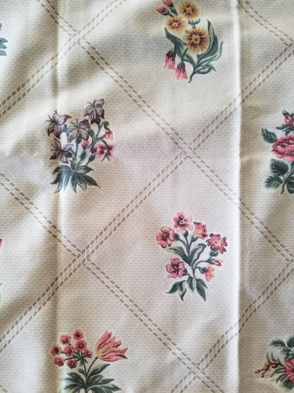 SALE Vintage floral sheets, Lady Pepperell, Grandeur, full double, flat, fitted, pillowcases, set of 4, wildflowers, patchwork, shabby chic, 70s